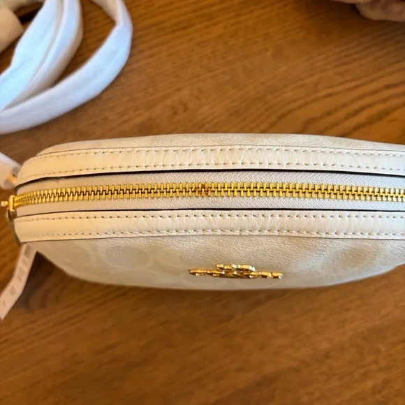 NWT ๐ฒ Coach Madi Crossbody Bag in Chalk Signature Leather - Picture 13 of 13